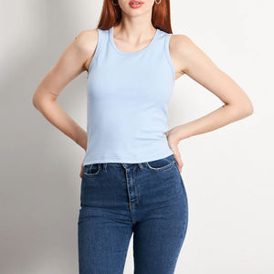 Camiseta sin Mangas para Mujer al por Mayor, Alta Calidad, 100% Algodón, Color Personalizado, Opción de Logotipo Frontal, Anti-Pilling, Secado Rápido, Último Diseño en Venta - Product Image 1