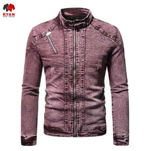 Chaqueta Vaquera para Hombre de Alta Demanda, Estilo Urbano, Costuras Premium, Fabricante OEM y ODM, Tallas Grandes, Colores Sólidos - Product Image 5