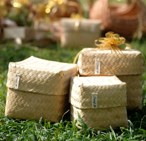 CAJA DE REGALO DE BAMBÚ HECHO A MANO Ecológica/Embalaje Natural para Bodas, Cumpleaños, Vacaciones y Regalos Corporativos - Product Image 4