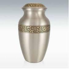 Venta caliente Urnas funerarias Urnas de cremación de metal para cenizas de recuerdo de adultos Fabricante de urnas y suministros funerarios de la India - Product Image 4