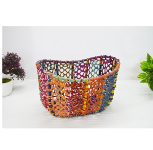 Hot Colorful Fruit <b>Basket</b> Storage <b>Plastic</b> <b>Basket</b> Print Link Logo Food Color Feature Eco Material Origin Type Size Friendly Place - Product Image 1