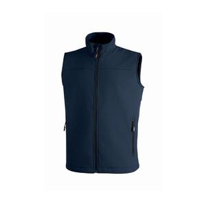 U-POWER DUBLINO Westlake Blue Soft Shell Tissu Vest Workwear - Product Image 1