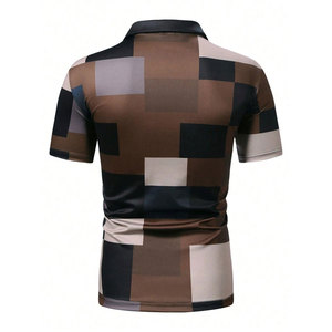 Camisetas de golf de secado rápido, camisetas personalizadas para hombre, Polo, Polo de manga corta, novedad de 2024, logotipo personalizado anticontracción, 100% poliéster - Product Image 2