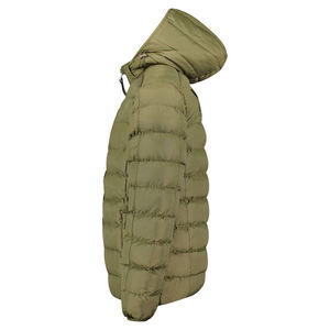 Indemand-Veste à Fermeture Éclair Matelassée avec Poignets Élastiques pour Homme, Capuche Ajustable Isolée, Vêtement d'Extérieur Léger, Veste Respirante - Product Image 5
