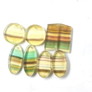 อัญมณีกึ่งมีค่า AAA + ฟลูออไรต์ธรรมชาติหลายเม็ดอัญมณีบำบัดพลังงานแบบ100% - Product Image 5