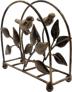 Servilletero de metal decorativo con marco de alambre fuerte y diseño de pájaro perfecto para fiestas y mesas de restaurante para venta de exportación - Product Image 4