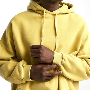 Pull à capuche épais brodé avec logo personnalisé pour hommes Vêtements décontractés d'hiver écologiques de style Hip Hop - Product Image 3