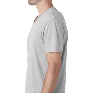 Camisetas Modernas de Corte Ajustado para Hombre, Cuello en V, con Tela Suave y Elástica, y Aspecto Elegante para un Estilo de Vida Activo - Product Image 4