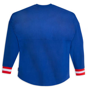 Sweat-shirt à manches longues Spirit en coton uni pour femmes, tenue décontractée d'extérieur à col rond, grande taille avec chemises à logo - Product Image 2