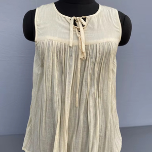 Diseños elegantes de algodón hechos a mano indios para fabricante de ropa de pequeña cantidad vestido nuevo de verano de estilo occidental de moda - Product Image 1