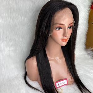 Venta al por mayor de la fábrica de suministro de doble dibujado 100% pelucas de pelo virgen crudo de color natural de Vietnam cutícula alineada proveedor de cabello - Product Image 4