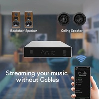 Amplificateur numérique sans fil haute performance Arylic A50 pour cinéma maison et audio automobile