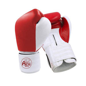 Cómodos guantes de boxeo de cuero para uso adulto hechos de fábrica para entrenamiento de MMA - Product Image 6