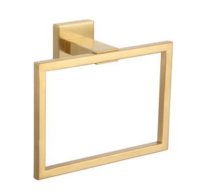 Toallero de puerta de Metal chapado en oro de alta calidad, colgador de toallero de acero inoxidable extensible, uso para ropa - Product Image 2