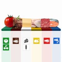 Planche à découper pour table de préparation - 1600x600mm - Épaisseur : 40mm - Conforme HACCP - HDPE (PE500) - Rouge