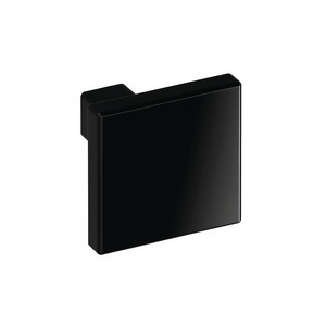 HEWI 547.32.2 Bouton de meuble en plastique noir profond 90 pour organisateur de placard - Product Image 3