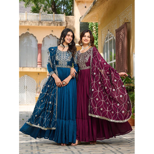 chinese dress ladies Buy Latest Indian Gown dress Online Shopping For Women– Joshindia main image 1