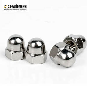 น็อตโดมเกลียว M3หัวหกเหลี่ยมชุบสังกะสีสเตนเลสสตีลมาตรฐาน DIN - Product Image 3