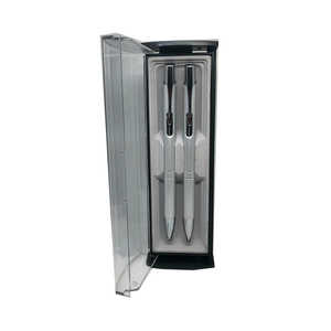 Ensemble stylo et crayon argentés - Product Image 3