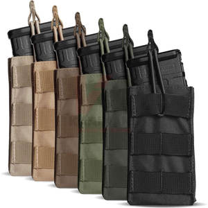 Pochettes tactiques Paintball Sports Mag Compatible MOLLE Simple Double Triple Holster OEM Logo Personnalisé Universal Fit Durable - Product Image 2