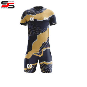 2025 maillot de football personnalisé ensemble pour hommes enfants séchage rapide respirant homme enfants 2 pièces équipe Club formation Football uniforme ensemble - Product Image 5