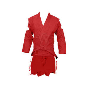 ชุดซัมโบผ้าฝ้ายคุณภาพสูง พร้อมโครงสร้างยืดหยุ่น ทนทาน ผ้าระบายอากาศ โลโก้ด้านหน้า สวมใส่สบาย - Product Image 4