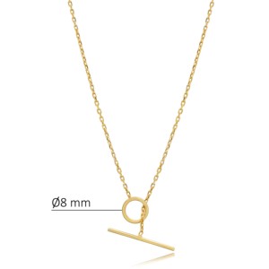 Elegante Collar con Colgante de Diseño de Candado, Joyería Fina Hecha a Mano en Plata de Ley 925, Venta al por Mayor Turca - Product Image 3