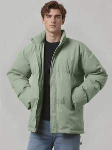 Venta al por mayor OEM personalizado Puffer chaqueta hombres 2025 cálido AISLAMIENTO impermeable ligero invierno prendas de vestir exteriores moda Streetwear chaquetas - Product Image 3