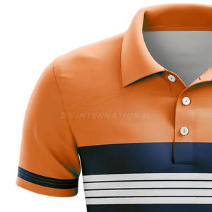 Camisa Polo de sublimación con estampado personalizado OEM, ropa deportiva para hombre, Polo de golf, camisa de uniforme deportivo de equipo de poliéster de secado rápido - Product Image 4