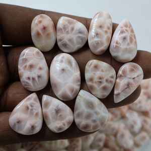 Cabujón de piedras preciosas sueltas de Thomsonite Natural superior 2025, piedra pulida de alta calidad para joyería, artesanía y coleccionistas Jaipur a granel - Product Image 1