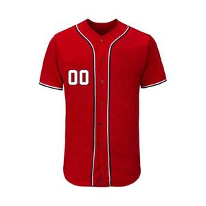 Camisetas de Béisbol Personalizadas, Uniformes de Equipo con Botones, Auténticas, para Hombres Adultos, Sublimadas, Cosidas, 100% Poliéster, Conjuntos al por Mayor - Product Image 2