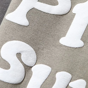 Sweats à capuche à manches longues, tendance et élégants, avec impression en relief respirante, sweats à capuche pour hommes avec impression en relief - Product Image 5