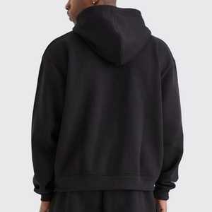 Survêtement unisexe personnalisé en coton épais 300 grammes, coupe oversize, respirant, avec taille élastique et motif uni - Product Image 4