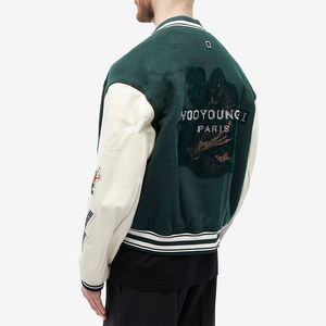 Chaqueta Varsity Premium con Logotipo Personalizado Bordado, Chaqueta Bomber Vintage con Parches para Hombre y Mujer, Chaqueta Letterman, Ropa Urbana, Hip Hop - Product Image 3