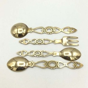 Prix usine Heavy Duty Restaurant Mariage Argent Mat Poli Couverts En Métal Décoratif Long Rond Conception Couverts - Product Image 5