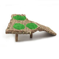 Plateforme d'escalade pour reptiles en résine floquée, décoration de terrarium pour tortue, gecko et lézard