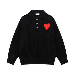 Pull-over léger en tricot pour hommes coupe ajustée en laine mélangée douce et chaude pull décontracté à manches longues - Product Image 2