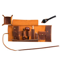 Sac de transport pour couteaux en cuir et 100% coton, imperméable et durable, avec bandoulière, personnalisable et portable