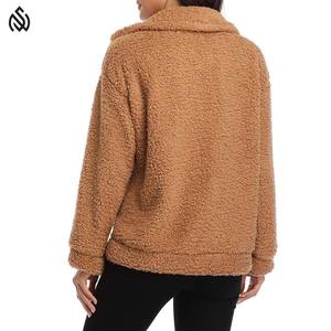 New Fashion Casual Winter Warm Fleece <b>Sherpa</b> Jacket High Street Style breathable Women <b>Sherpa</b> Jackets - Product Image 3