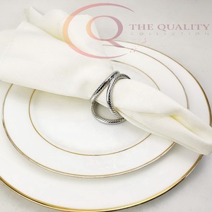 Anneaux de serviette en métal modernes pour la décoration de table de mariage, améliorent l'expérience culinaire lors des repas et des célébrations - Product Image 5