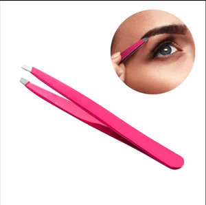 Pinzas de Depilar de Acero Inoxidable de Alta Calidad, Color Rosa, Personalizadas con Marca Privada, Puntas Inclinadas para Eliminar Pelos Encarnados y Desgarros - Product Image 5