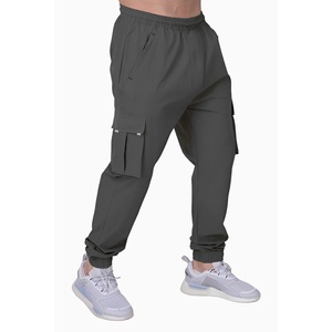 กางเกงคาร์โก้น้ำหนักเบาสำหรับผู้ชายกางเกงระบายอากาศสำหรับการเดินทางกลางแจ้งเดินป่าปีนเขาพร้อมกางเกงสวมใส่ผจญภัยตัวหนา - Product Image 6