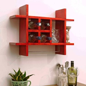 Solid Wood Wall Shelf Storage Rack for Holding Flower <b>Pots</b> Beautiful Wall Art-Buy Now! - Product Image 5