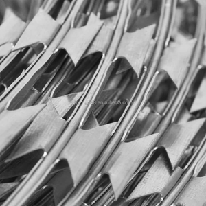 Factory Direct Sale JINZHAO Brand 0.8mm-<strong>1.5mm</strong> <strong>Thick</strong> Galvanized Steel <strong>Wire</strong> Barbed <strong>Razor</strong> Mesh Model <strong>RAZOR</strong> <strong>WIRE</strong> - Product Image 4