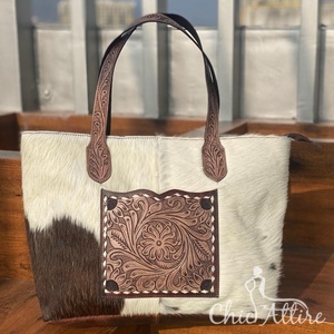 ODM กระเป๋าโท้ทสำหรับผู้หญิงทำจากหนังวัวแท้กระเป๋าถือสะพายข้างเป็นเครื่องมือทำจาก2024 - Product Image 1