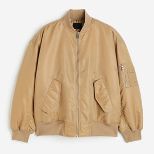 Nueva Llegada 2026, Chaqueta Bomber de Satén Personalizada de Invierno, Talla Grande para Hombre, Chaqueta Bomber 2026 al por Mayor - Product Image 6