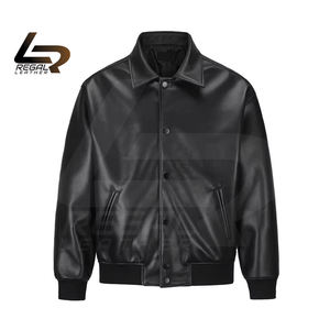 Chaqueta de cuero Vintage de calle alta para hombre con estilo Hip Hop de invierno - Product Image 1