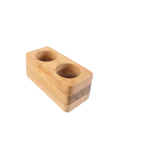 Vietnam Manufacturer's Factory Price Acacia Wood Rubber Business Pen Holder Wooden <b>Stationery</b> <b>Gift</b> - Product Image 3