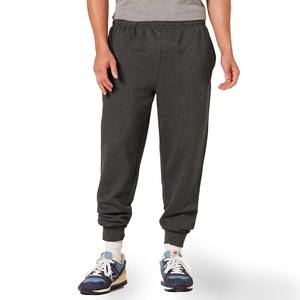 Pantalons de jogging pour hommes avec logo personnalisé, fabrication directe d'usine, coupe ample, pantalons de survêtement, taille élastique, pantalon décontracté droit - Product Image 1