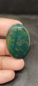 Piedra preciosa de cabujón de jaspe de sangre Natural de alta calidad (verde y rojo) 5-8mm para coleccionistas diseñadores de joyas y entusiastas del cristal - Product Image 4